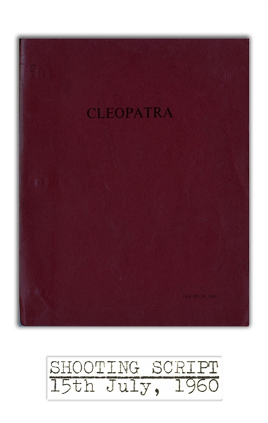 1960 Shooting Script for the Epic & Controversial ''Cleopatra''